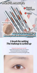 Long-lasting eyebrow pencil Waterproof and sweat-proof Separates each lash Thick and voluminous Steel tube eyebrow pencil