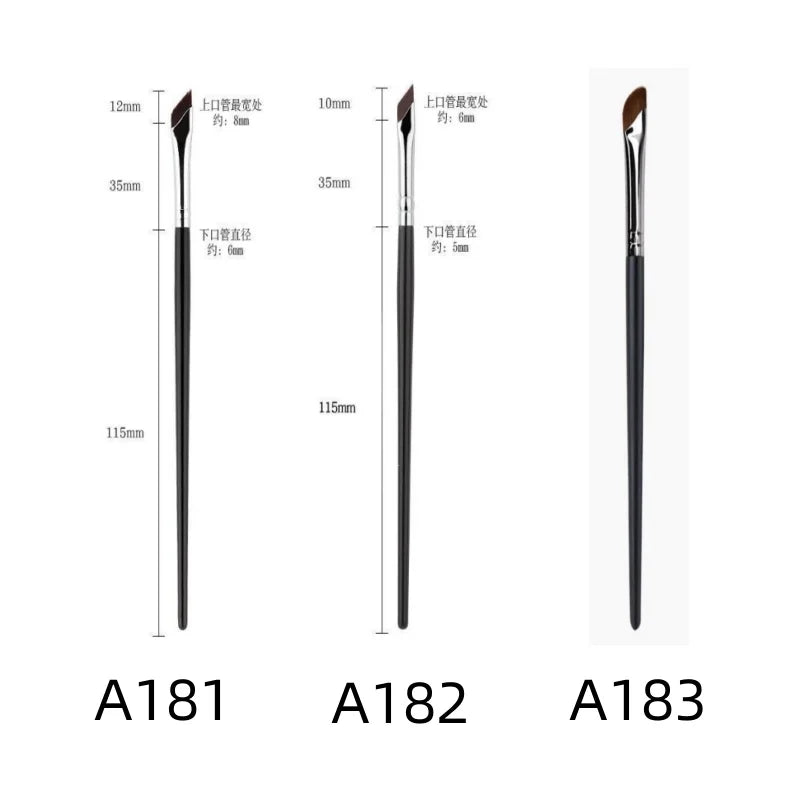 Upgrade Blade Eyeliner Brush Ultra Thin Fine Angle Flat Eyebrow Brush Liner Brow Place Makeup Brush Precise Detail Brush