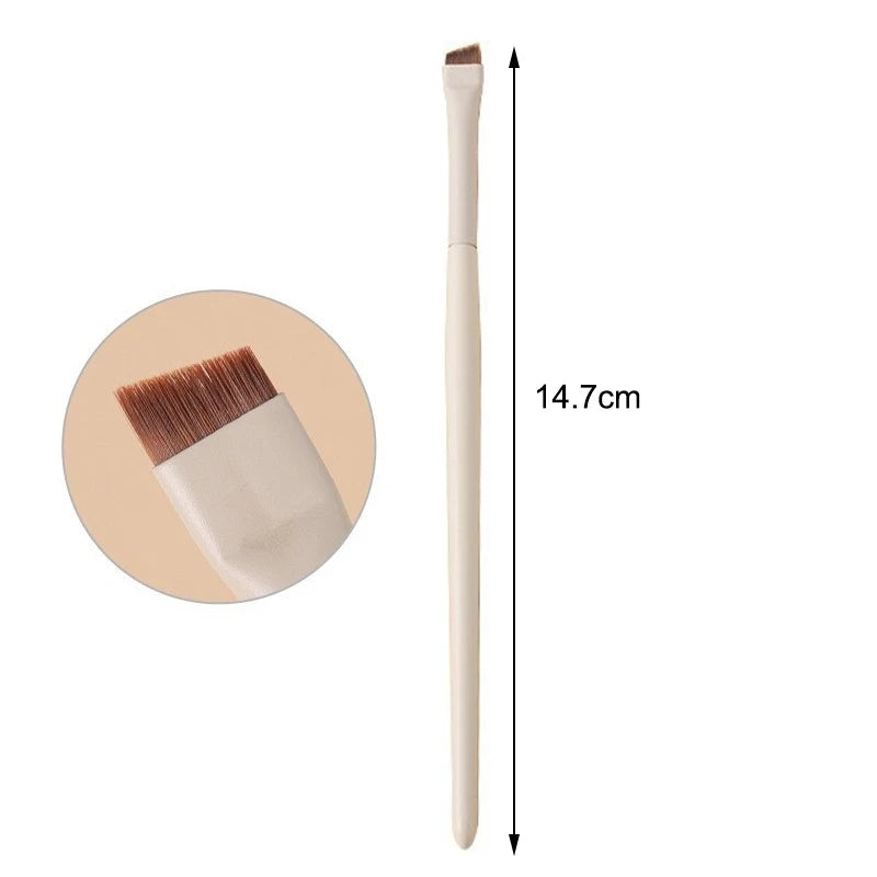 Blade Eyeliner Brush Ultra Thin Fine Angle Flat Eyebrow Brush Flat Sickle Eyeliner Brushes Precise Detail Brush Makeup Tools